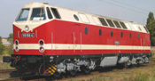 German Diesel Locomotive BR 119 of the DB Museum - lower headlight