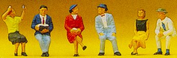 Preiser 10021 - Seated Persons/6