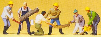 Preiser 10042 - Lumber jacks          6/
