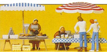 Preiser 10052 - Market stalls