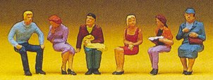 Preiser 10095 - Seated people #1       6/