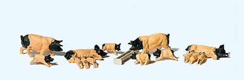 Preiser 10149 - Domestic Pigs of Schwäbisch Hall