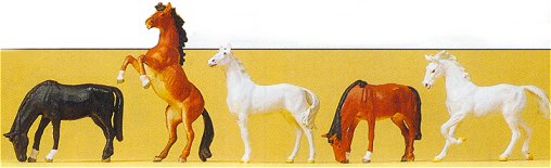 Preiser 10156 - Horses                 5/