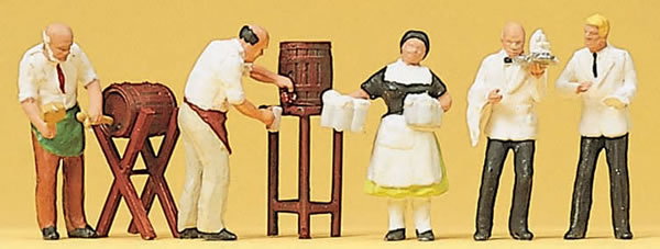 Preiser 10210 - Innkeeper,waiter & waitres