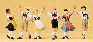 Preiser 10241 - Ring-around dancegroup 3/