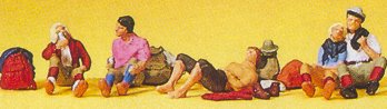 Preiser 10442 - Hikers Resting 6/
