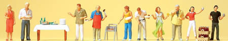 Preiser 10553 - At The Barbecue 12/