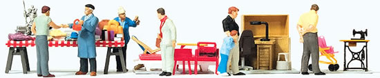 Preiser 10623 - Flea market (4)
