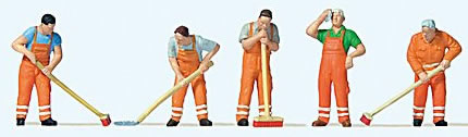Preiser 10713 - Street Cleaning