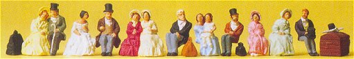 Preiser 12045 - Vntge passengers 1847 13/