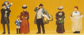 Preiser 12176 - 1900s passers-by