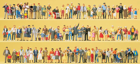 Preiser 13002 - On Streets & Squares