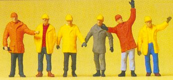 Preiser 14034 - Workers Protective Cloths
