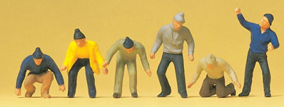 Preiser 14064 - Workers w/Knit Caps