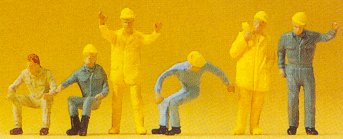 Preiser 14128 - Crane personnel