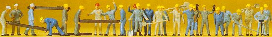 Preiser 14403 - Track workers         24/