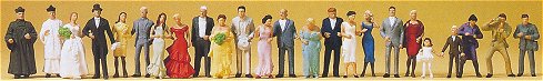 Preiser 14415 - Wedding Guests 24/
