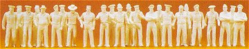 Preiser 16345 - Uniformed people comb kit