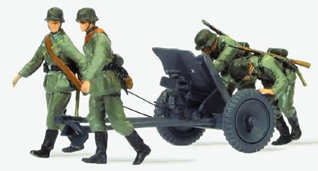 Preiser 16602 - AntiTank Gun Germ Reich