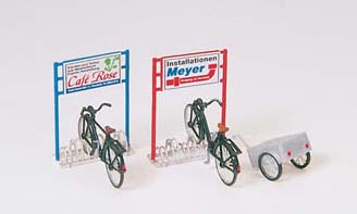 Preiser 17163 - Bicyclestand - Kit