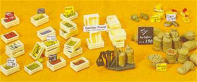 Preiser 17501 - Fruit & vegetable boxes