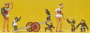 Preiser 20257 - Girl w/monkeys