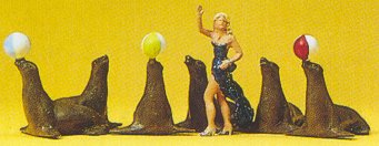 Preiser 20260 - Sea-lion w/Tamer