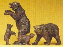 Preiser 20386 - Brown bears            4/
