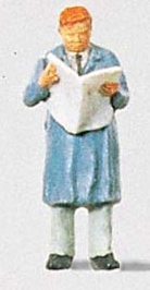 Preiser 28016 - Man Reading Newspaper