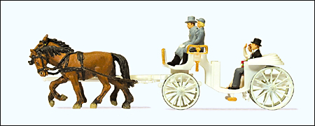 Preiser 30496 - Wedding Coach, Open