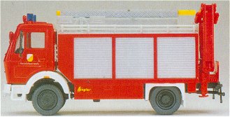 Preiser 31182 - MB 1017 rescue crane trk