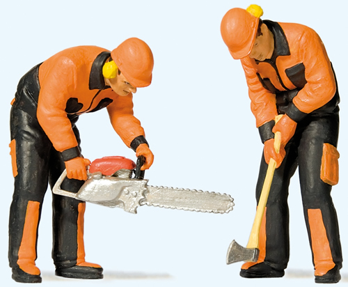 Preiser 44914 - Modern lumberjacks (3)