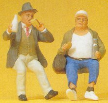 Preiser 45037 - Workers eating snack