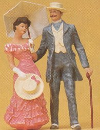 Preiser 45053 - Couple with parasol