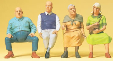 Preiser 45122 - Seated Travellers #2