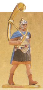 Preiser 50204 - Roman mrchng w/horn 1:25