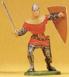 Preiser 51003 - Nrmn attkng w/sword 1:25