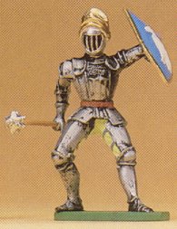 Preiser 52001 - Knight w/mrning star 1:25