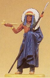 Preiser 54604 - Indian chief w/peace pipe