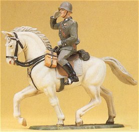 Preiser 56050 - Officer rdng salutng 1:25
