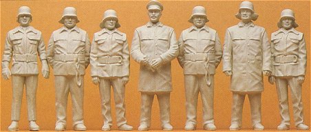 Preiser 57805 - Firemen unpainted 1:24 7/