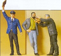 Preiser 63058 - Conductor, smoking workers