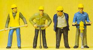 Preiser 63065 - Track workers 1:32