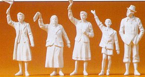 Preiser 64002 - Civilians unpainted 1:35