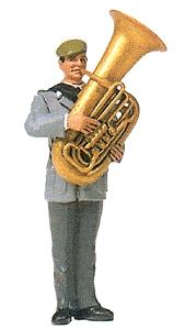 Preiser 64357 - Musician w/Tuba Unpnt