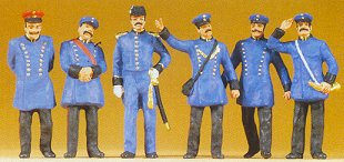 Preiser 65302 - 1900s Bav rr personnel