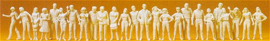 Preiser 72512 - People stdg/wlkg unp 1:72