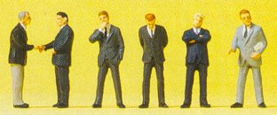 Preiser 74010 - Businessmen in suit 1:100