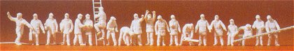 Preiser 79004 - Firemen Unpainted 20/