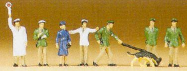 Preiser 79031 - German police & dog    7/